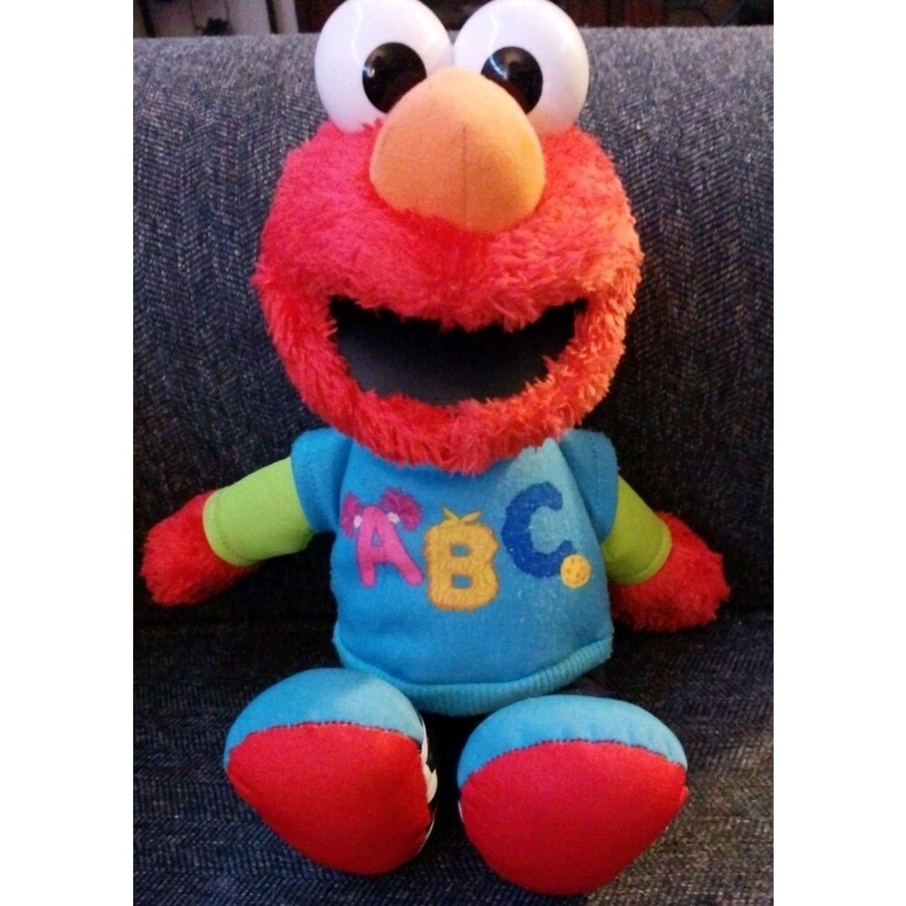Playskool Sesame Street Singing ABC Elmo Plush 12" Talking Interactive Toy 2013